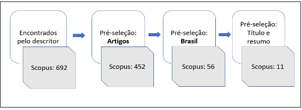 Fluxograma da pesquisa bibliométrica.