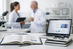 Publicação científica para área da saúde